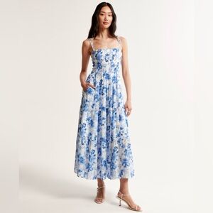 Abercrombie Smocked Bodice Maxi Dress